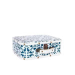 Maletinha Azul com Branco - BAZ02