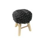 Puff Black Trançado - BT02