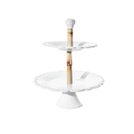 Doceira Bambu Branca Duas Bandejas - CB022