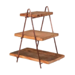 Escadinha de Madeira e Cobre - CO10