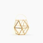 Lanterna Geo Dourada - LT405