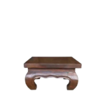 Banquinho Madeira Base Quadrada - MD03