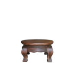 Banquinho de Madeira Base Redonda - MD05