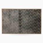 Tapete Geometrico Lana Azul - TPG44