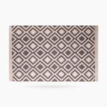Tapete Indiano Kilim Geo Cinza - TPK08