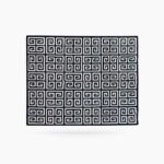 Tapete Indiano Kilim Geo Black - TPK09
