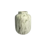Vaso Marmorizado Branco - VCM01