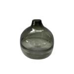 Vaso vidro fumê preto - VVF32