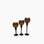 Castiçal Taça Marrom CTM P_M_G