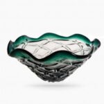 Fruteira Murano Preto e Verde - FVP02