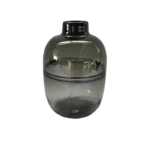 Vaso Vidro Fumê preto - VF90