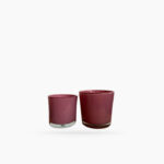 Vaso de Vidro Rosa Redondo - VVR12/13