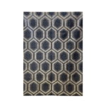 Tapete Kilim Geo Cinza e azul TPK22