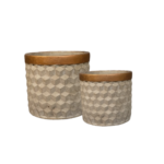 Vaso Geo Cimento e Cobre  VGCC01_02